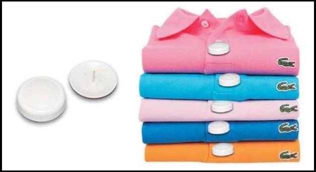 RFID hard tags attached to clothes 2