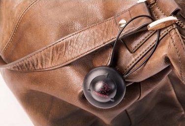 RFID hard tag attached to bag