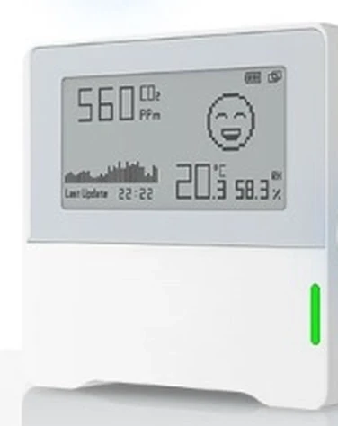 MT203 3-in-1 air quality monitor, front view